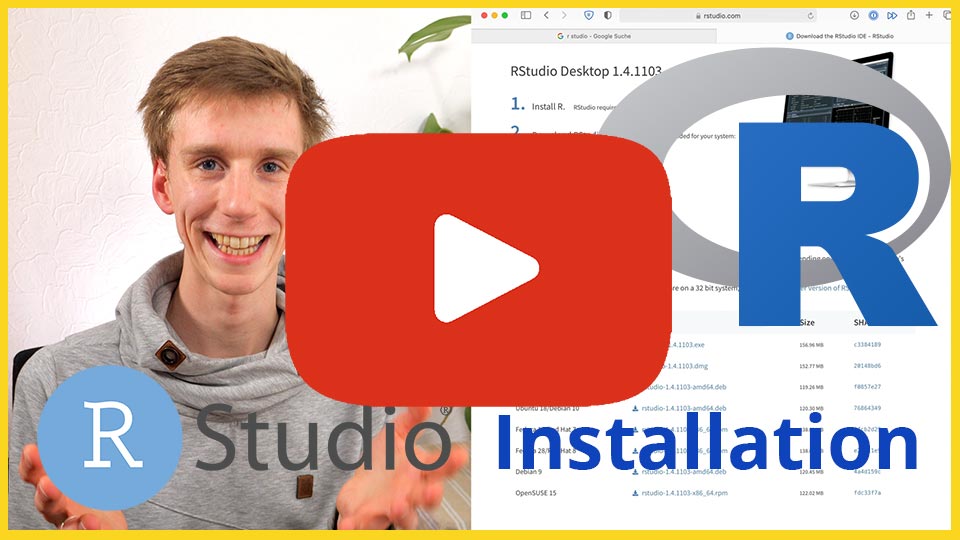 R installieren R Studio installieren Video